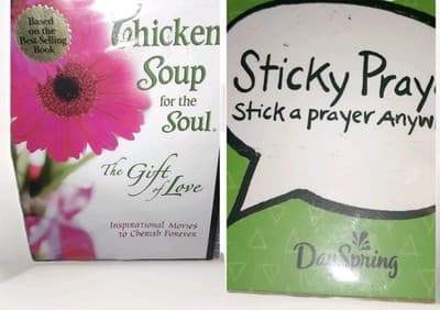 Chicken Soup for the Soul The Gift of Love DVD 2007 & Sticky Prayer Notes Lot 2 - Image 1