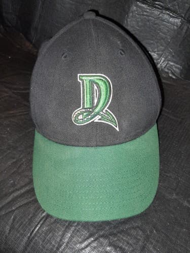 Vintage Dayton Dragons Black and Green Twins MiLB Hat Snapback Baseball Cap - Image 1