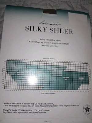 Worthington Sheer Caress Control Top Silky Sheer Pantihose Taupe 41- Long - Thumbnail 6