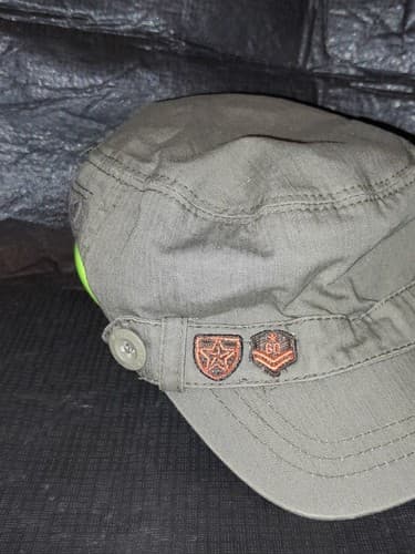 Old Navy Basic Issue Regular Military Style Field Hat Patrol Patches Size 2T-3T - Thumbnail 2