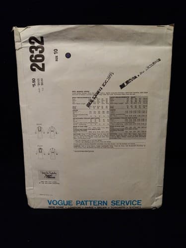 Vogue 2632 Designer Diane von Furstenberg Dress pattern Uncut size 10 - Thumbnail 3