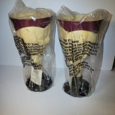 Fun World Skull Goblet Cups Halloween Decor Set of 2 New Sealed Vintage Style - Thumbnail 5