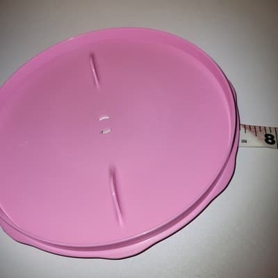 Tupperware Microwave Pasta Maker Venting Lid Cover Pink Replacement 8453A-3 - Thumbnail 6