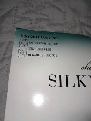Worthington Sheer Caress Control Top Silky Sheer Pantihose Taupe 41- Long - Thumbnail 3