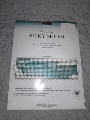 Worthington Sheer Caress Control Top Silky Sheer Pantihose Taupe 41- Long - Thumbnail 5