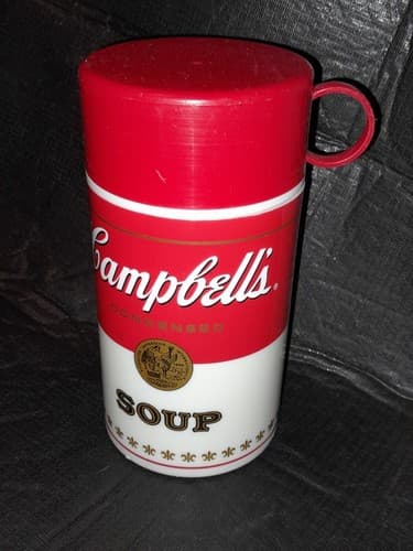 Campbell's Soup Can-tainer Insulated Container 11.5 oz Thermos Collectible - Thumbnail 2