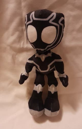 Spidey His Amazing Friends BLACK PANTHER Plush TOY Disney Jr Marvel 8.5" - Thumbnail 2