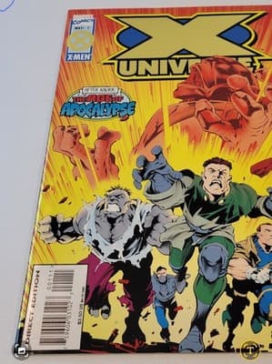 Marvel X Universe #1 Age Of Apocalypse 1995 X-Men Direct Edition Comic VF - Thumbnail 3