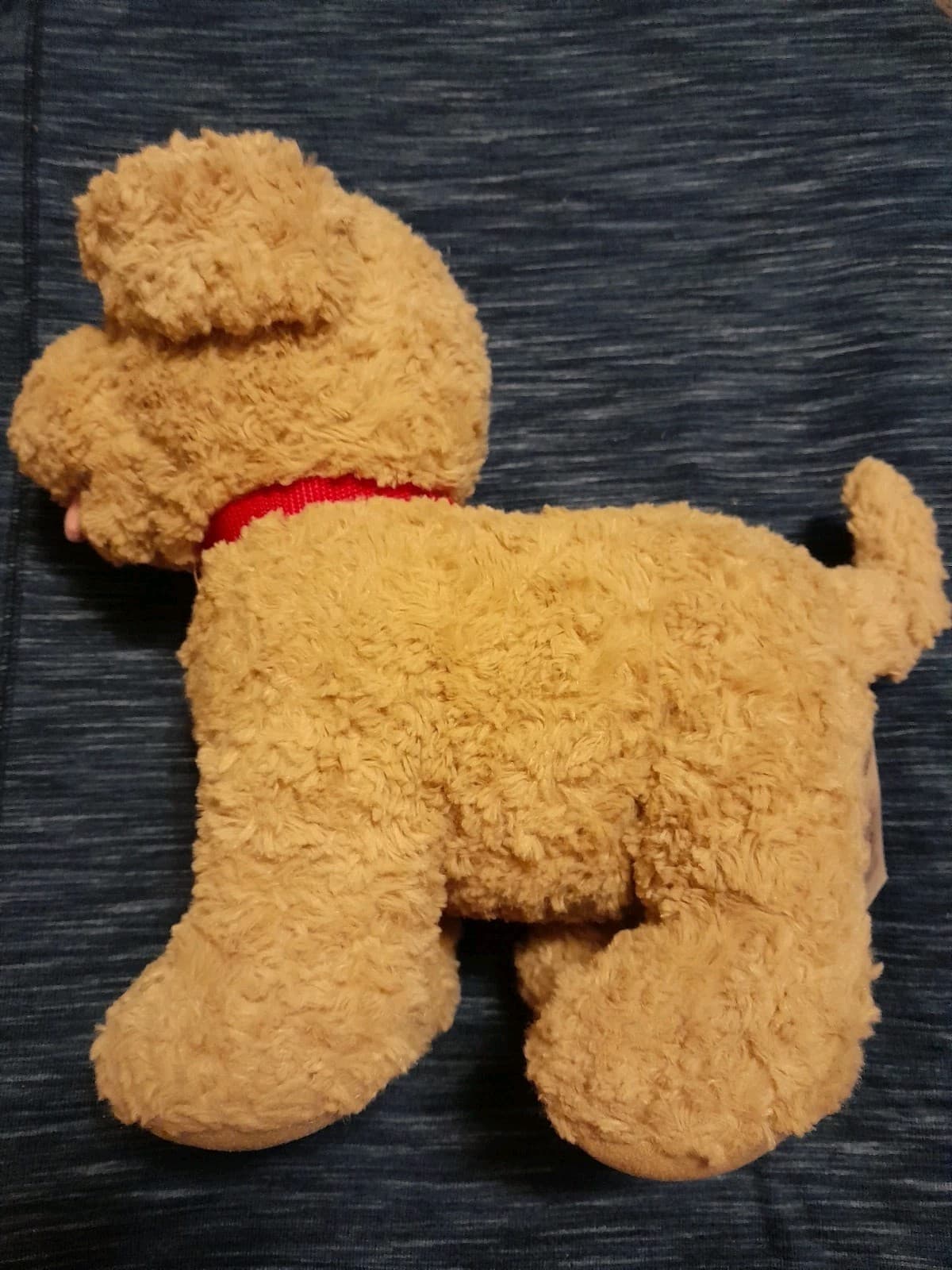 Promise Pet Curly Hair Pup Build-A-Bear Dog 12" Plush Light Brown Puppy Retired - Thumbnail 3