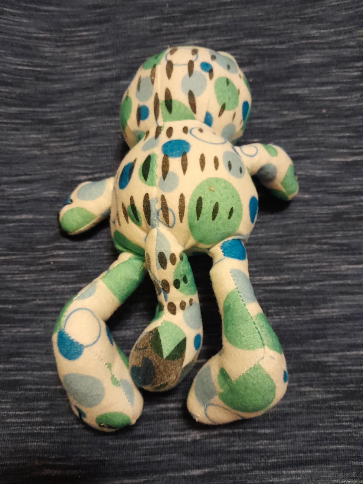 Garfield Cat 8" Polka Dot Plush Blue Green Toy Factory Stuffed Animal - Thumbnail 5