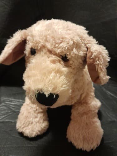 Build A Bear Puppy Dog Plush 14" Tan BABW Soft Stuffed Animal Shy Cute - Image 1