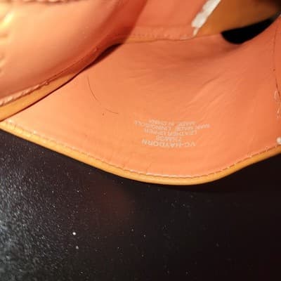 Vince Camuto VC-Haydon Orange Leather Platform Mule Sandals Heels 7.5 Retro - Thumbnail 8