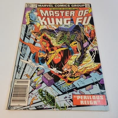 Marvel Master Of Kung Fu 110 Shang Chi 1982 Bronze Age Comic VF | Perilous Reign - Image 1