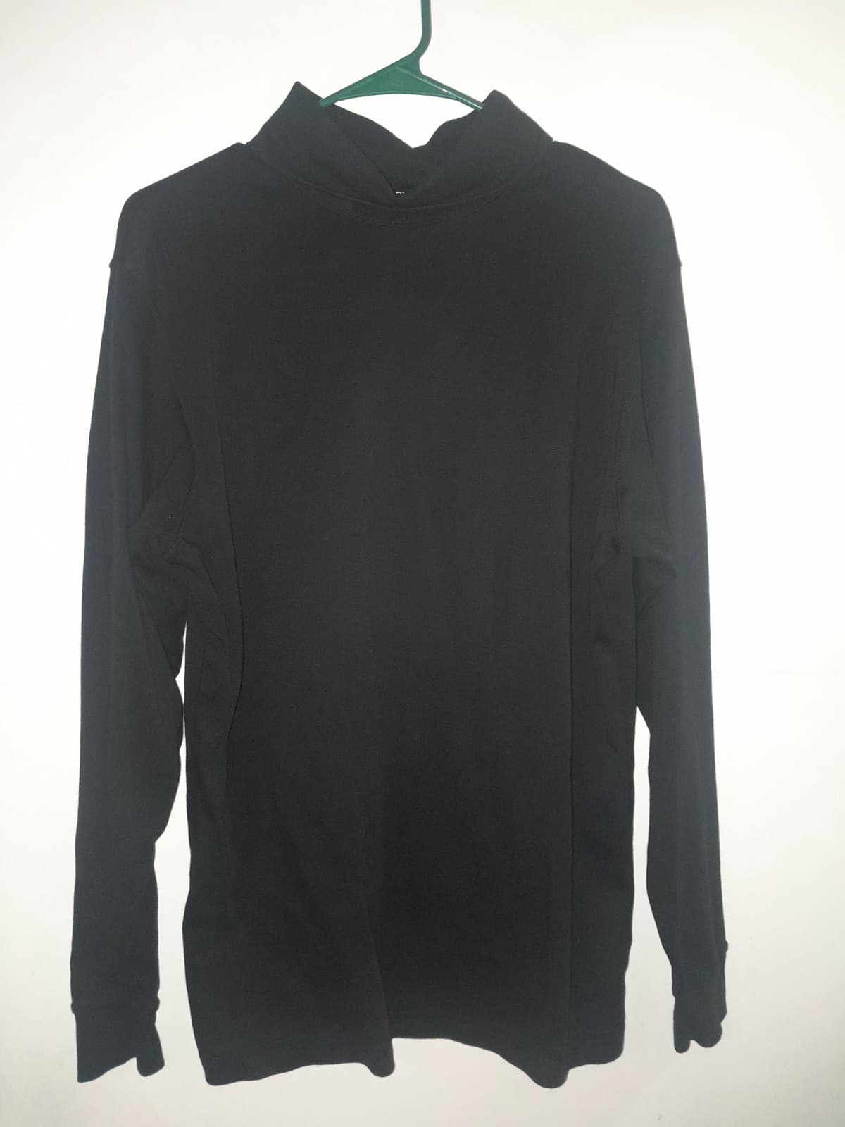 Roundtree & Yorke Silky Finish Collection Mens Long Sleeve Turtleneck Black Sz M - Thumbnail 2