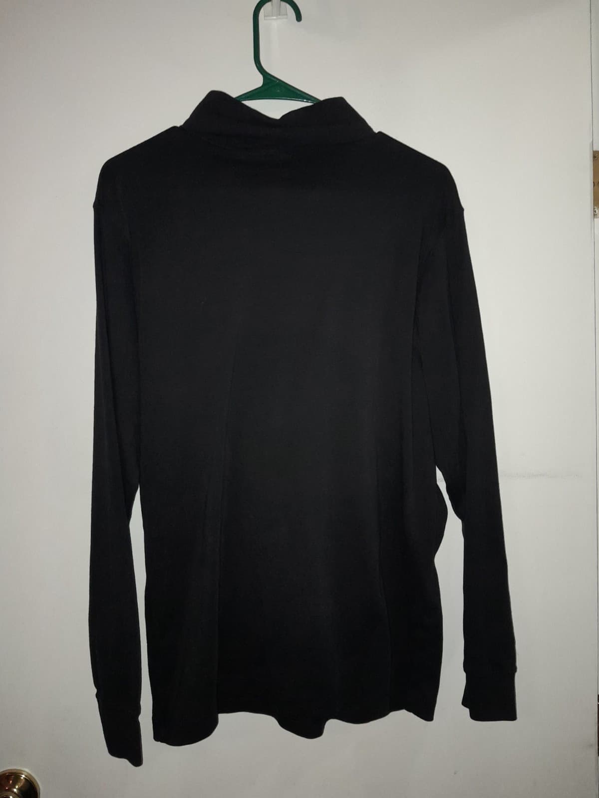 Roundtree & Yorke Silky Finish Collection Mens Long Sleeve Turtleneck Black Sz M - Image 1