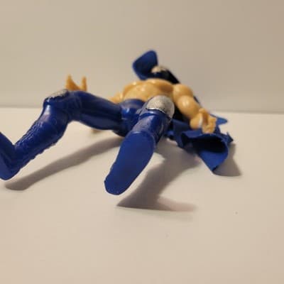 Blue Demon Mexican Wrestler Action Figure 7" Lucha Libre CMLL AAA Blue Mask Cape - Thumbnail 8