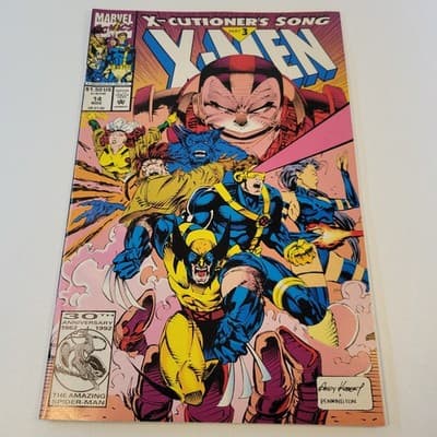 1992 Marvel Comics - X-MEN #14 - Direct Edition - X-Cutioner's Song Part 3 - Image 1