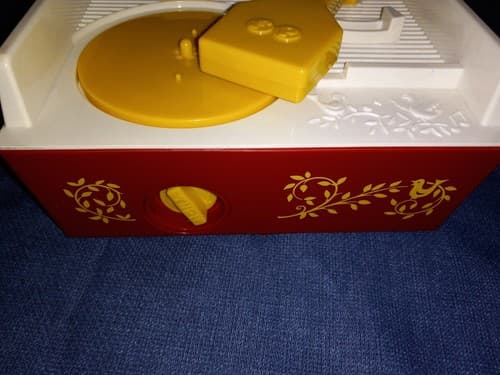 Fisher Price Record Player With 3 Records Vintage Music Box Works - Thumbnail 4