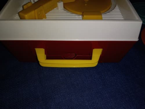 Fisher Price Record Player With 3 Records Vintage Music Box Works - Thumbnail 5