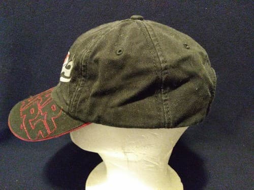 Unique Star Wars Darth Vader Hat Cap Distressed Black Red Stitching Brim Red - Thumbnail 4