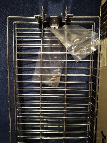 Barbecue Grill Vintage Sears Flat Basket Chrome Plated Steel 12 3/4" x7"x 1 3/4" - Thumbnail 4