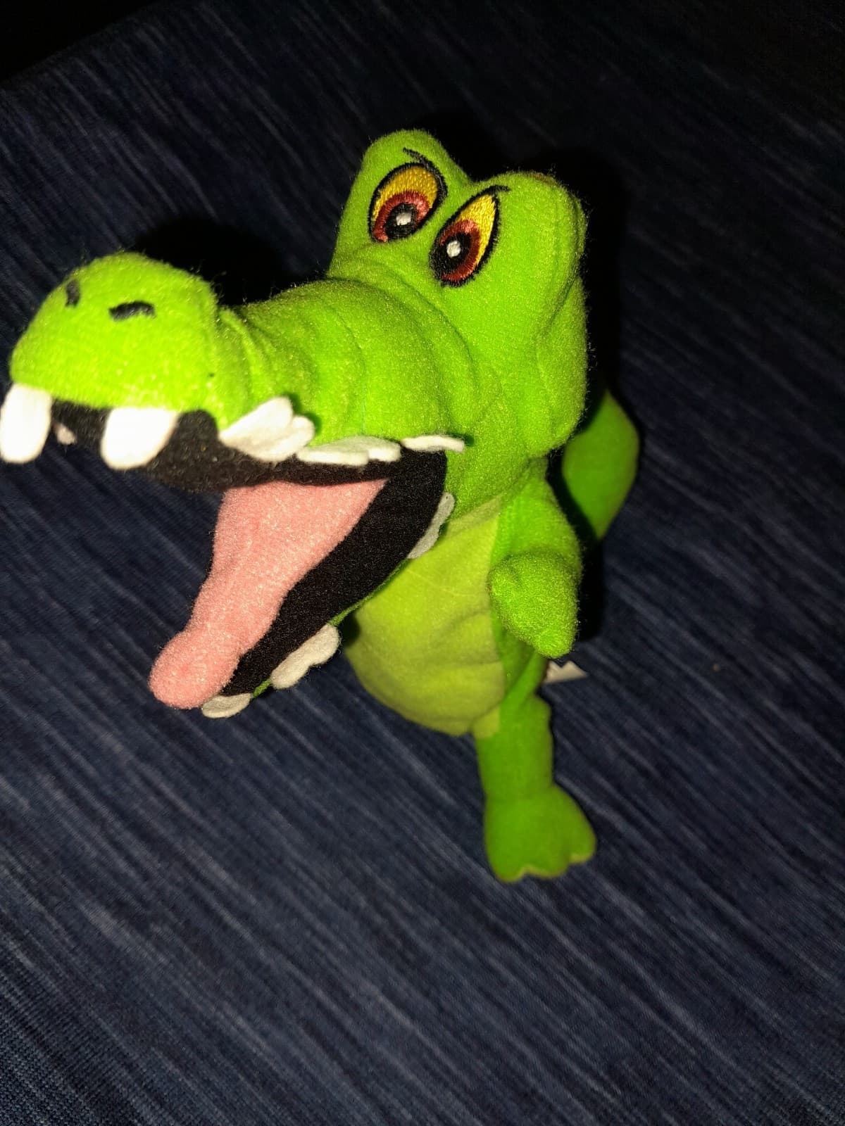 The Walt Disney Store Peter Pan Crock 8" Mini Bean Bag Plush Tick Tock - Image 1