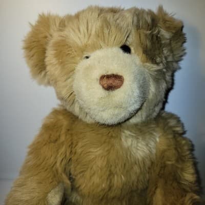 Build-A-Bear Workshop Stuffed Hugs Brown Teddy Bear Plush 16" Classic Soft Toy - Thumbnail 3