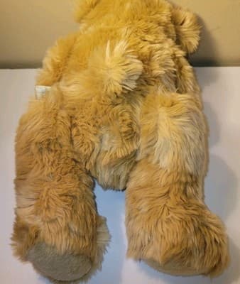 Build-A-Bear Workshop Stuffed Hugs Brown Teddy Bear Plush 16" Classic Soft Toy - Thumbnail 7