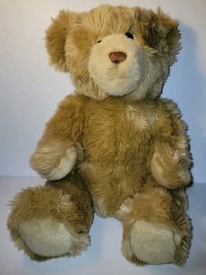 Build-A-Bear Workshop Stuffed Hugs Brown Teddy Bear Plush 16" Classic Soft Toy - Thumbnail 2