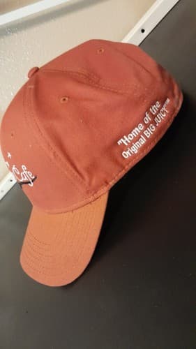 Longhorn Cafe Austin TX Cap Hat Adjustable Orange Cotton Home Of The Juicy - Thumbnail 3