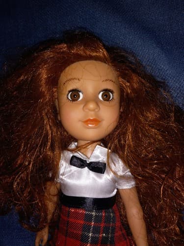 2011 Smart Zone Girl Time Doll 12" Brown Eyes Long Red Hair - Thumbnail 2