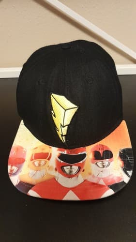 Mighty Morphin Power Rangers Hat Ball Cap 2016 Adult Snapback - Image 1