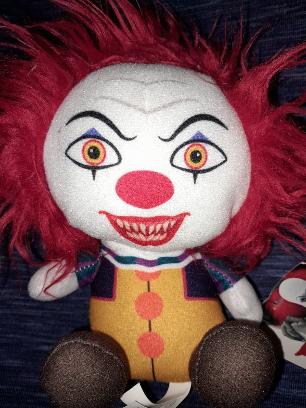 IT 6" Sitting Plush: It The Movie Stephen Kings Pennywise Toy Factory NWT - Thumbnail 2
