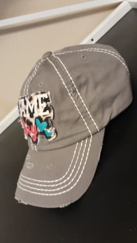 Distressed Hat “Game Day” Vintage KBethos Baseball Cap - Thumbnail 3
