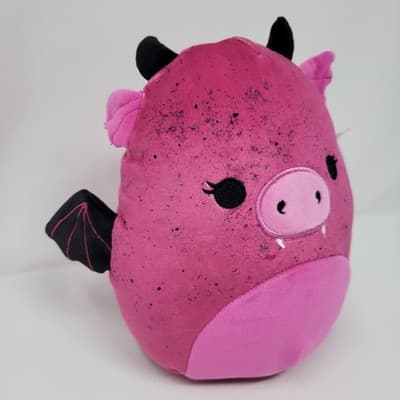 Squishmallows Bianca Bat with Specks Halloween Plush 8" #2828 Jazwares NWT - Thumbnail 3