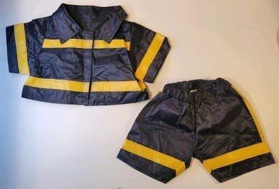 My Perfect Bear Firefighter Outfit Clothes 16–18” Teddy Bear Vtg USA Fits BABW - Thumbnail 4