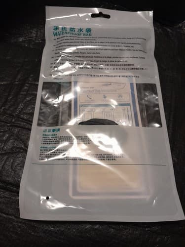 Waterproof Bag for Cell Phone Piscifun IPX8 for up to a 6.5" Phone w/ Lanyard - Thumbnail 3
