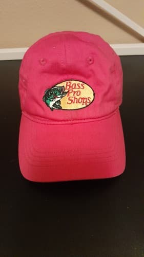 Bass Pro Shops Gone Fishing Pink Toddler Baseball Ball Cap Hat One Size - Image 1