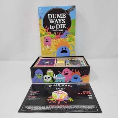 Spin Master Dumb Ways to Die Card Game Survival Strategy 2-5 Players Ages 12+ - Image 1