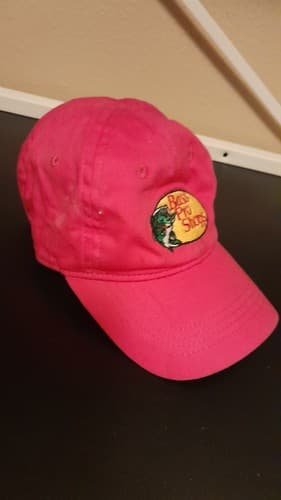 Bass Pro Shops Gone Fishing Pink Toddler Baseball Ball Cap Hat One Size - Thumbnail 2