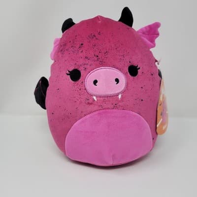 Squishmallows Bianca Bat with Specks Halloween Plush 8" #2828 Jazwares NWT - Thumbnail 6