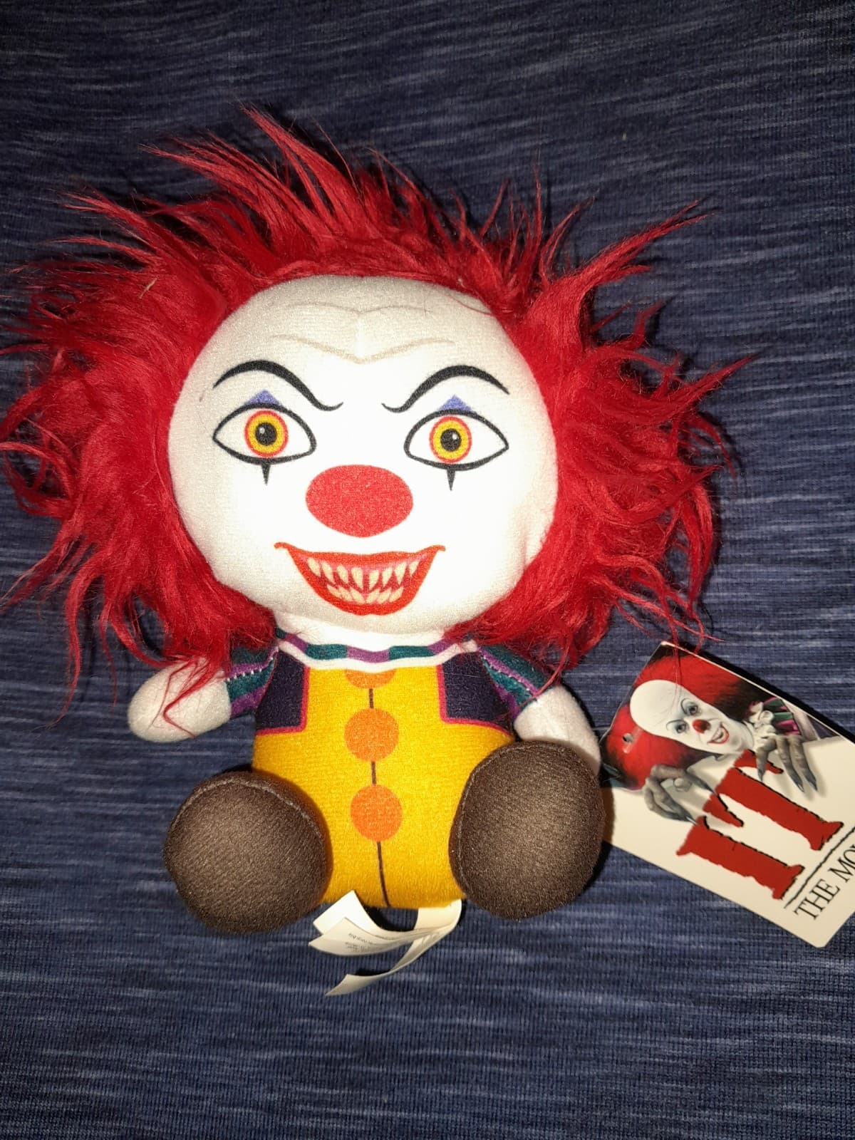 IT 6" Sitting Plush: It The Movie Stephen Kings Pennywise Toy Factory NWT - Image 1