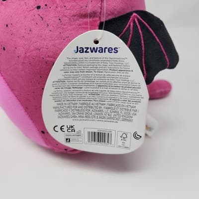 Squishmallows Bianca Bat with Specks Halloween Plush 8" #2828 Jazwares NWT - Thumbnail 11