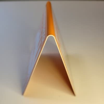Whataburger WhatATeacher Appreciation Table Tent Sign Orange Promo Display Texas - Thumbnail 3