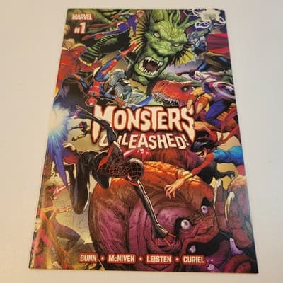 Monsters Unleashed! #1 2017 Marvel 1st Issue McNiven Cover Direct Edition Part 1 - Thumbnail 2