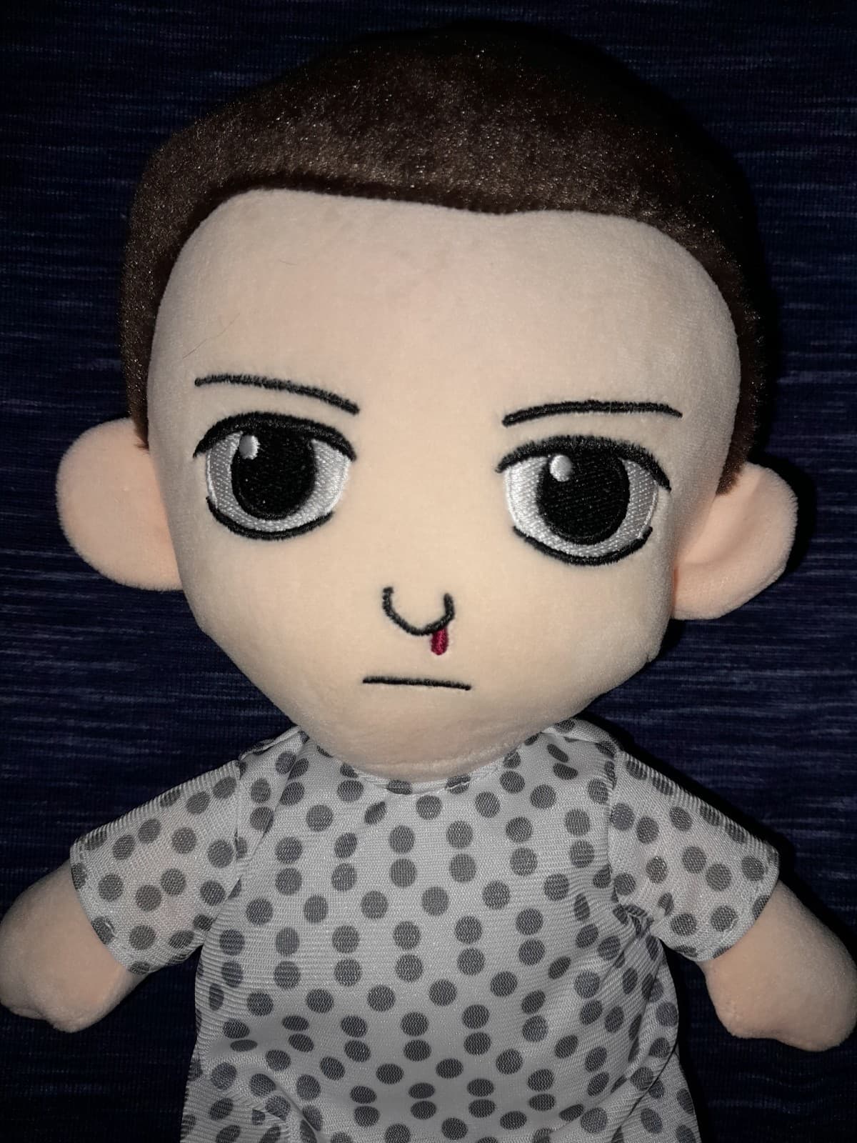 Stranger Things Eleven 11 Inch Plush Bandai Millie Bonnie Brown Bon Jovi NWT - Thumbnail 2