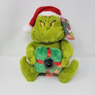 Dr. Seuss The Grinch ANIMATED Plush Fan Merry Grinchmas Propeller Lights NWT - Thumbnail 14