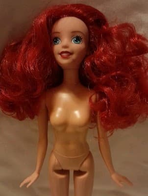 Ariel Little Mermaid Barbie Doll Disney Mattel 2012 Long Red Hair Blue Eyes - Image 1