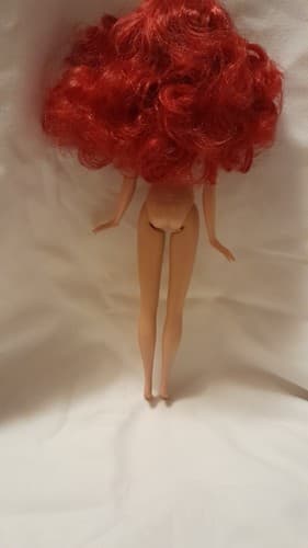 Ariel Little Mermaid Barbie Doll Disney Mattel 2012 Long Red Hair Blue Eyes - Thumbnail 7