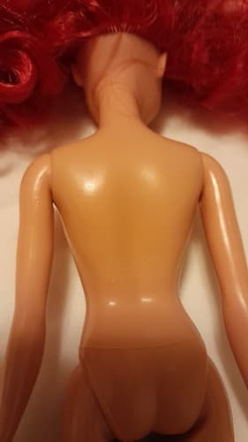 Ariel Little Mermaid Barbie Doll Disney Mattel 2012 Long Red Hair Blue Eyes - Thumbnail 6